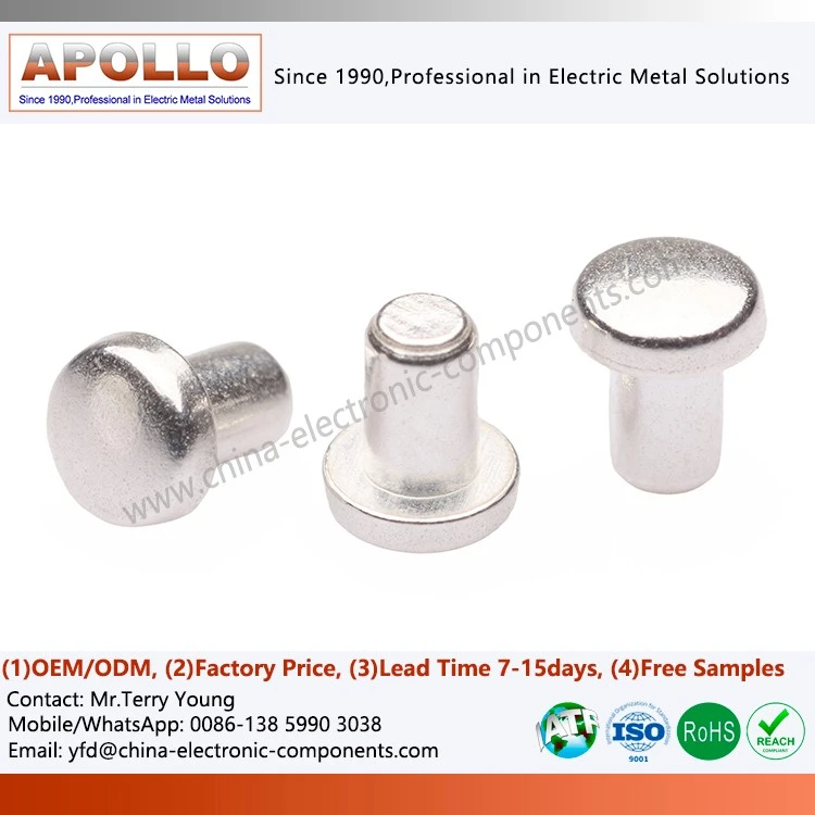 pure Silver solid contact