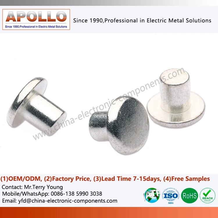 Silver electrical contacts